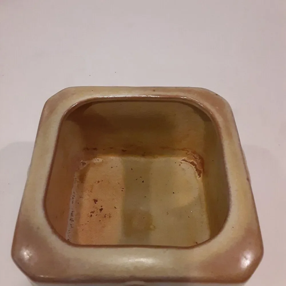 Vintage Frankoma #24G Planter Buckskin Tan Pictograph
